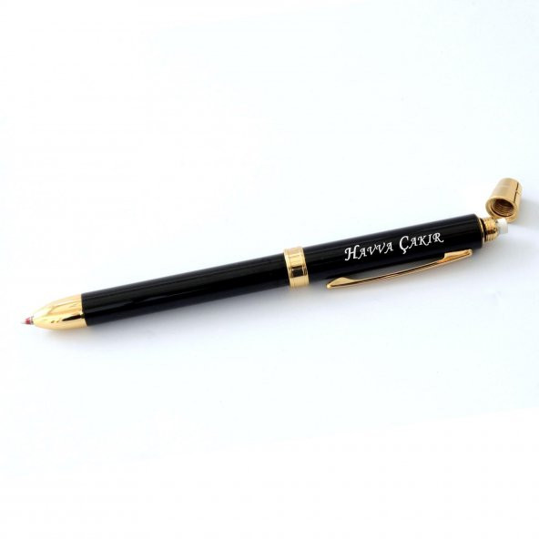 3 Fonksiyonlu Siyah Steel Pen Kalem ürün görseli 1