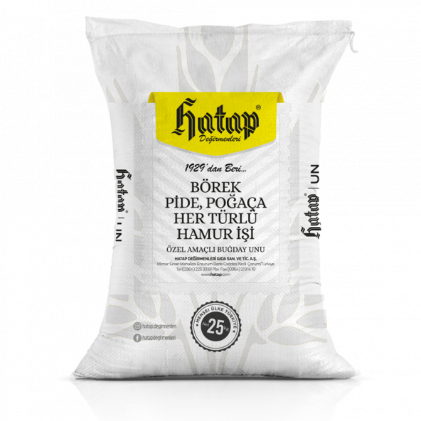 Hatap 25 kg Çok Amaçlı Un (Fabrikasından) ürün görseli 1