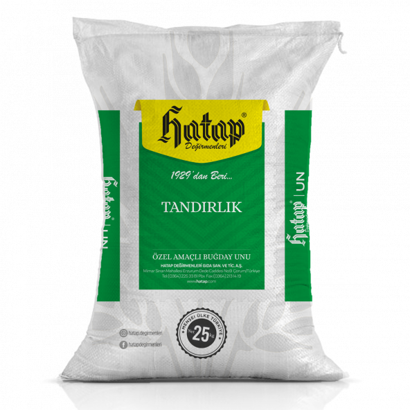 Hatap 25 kg Tandırlık-Köy Ekmeği Unu (Fabrikasından) ürün görseli 1