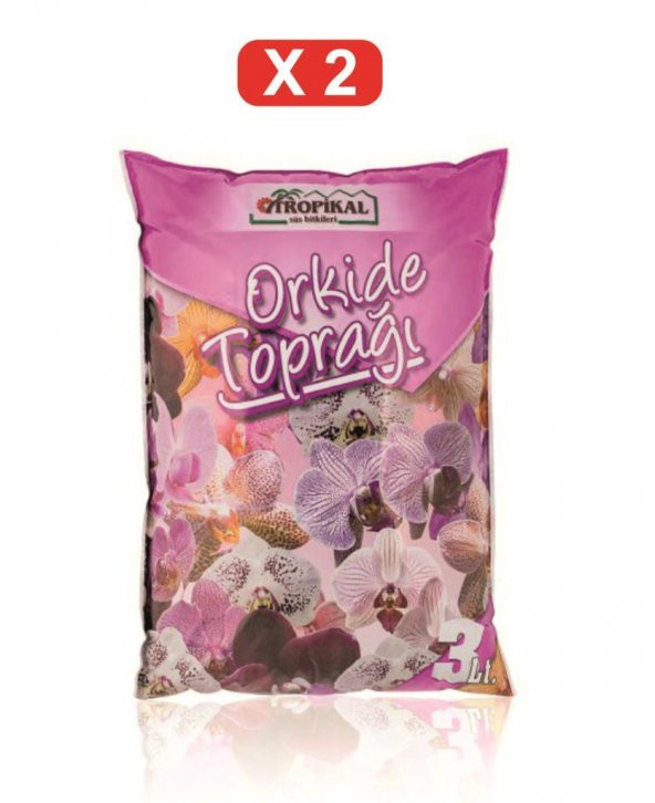 Orkide Toprağı 3 Litre X 2 Paket ürün görseli 1