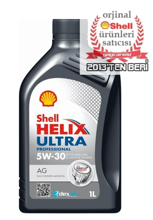 SHELL HELİX ULTRA PRO AG 5W30 - 1 LİTRE DEXOS2-C3 DPF ONAYLI ürün görseli 1