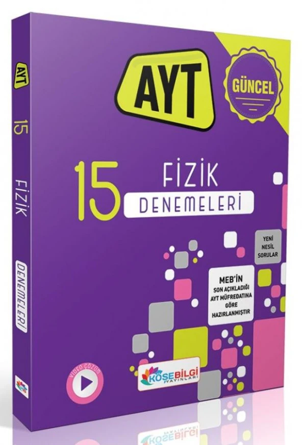 KÖŞEBİLGİ AYT FİZİK 15 BRANŞ DENEMESİ ürün görseli 1