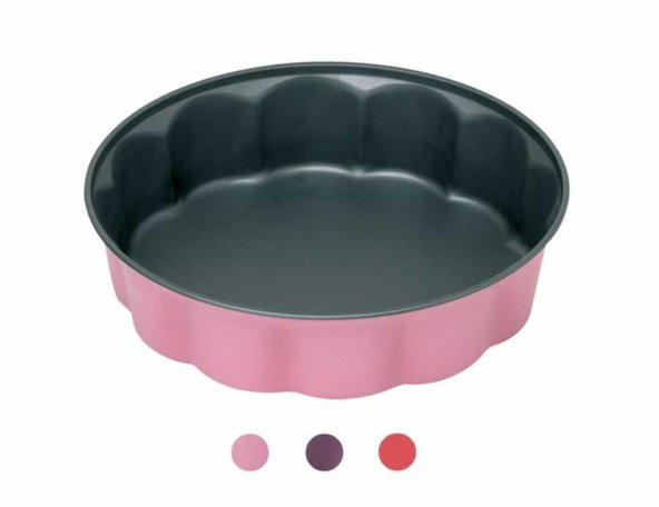 TANTİTONİ RENKLİ FİORELLA KEK KALIBI 26CM ürün görseli 1