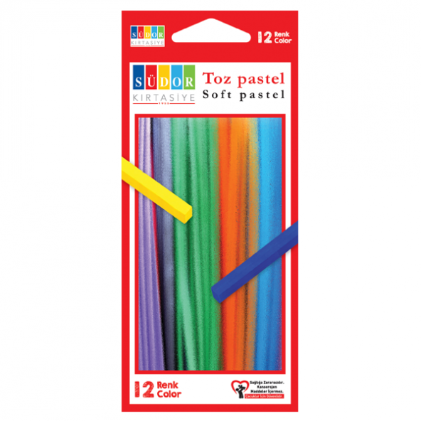 Südor Toz Pastel Boya 12 Renk BS97 ürün görseli 1