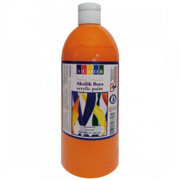 Südor Akrilik Boya 500 ML Turuncu SD1009-03 ürün görseli 1