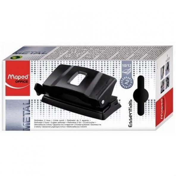 Maped Perfaratör ( Delgeç ) Essentials 10-12 SY Siyah 401111 ürün görseli 1