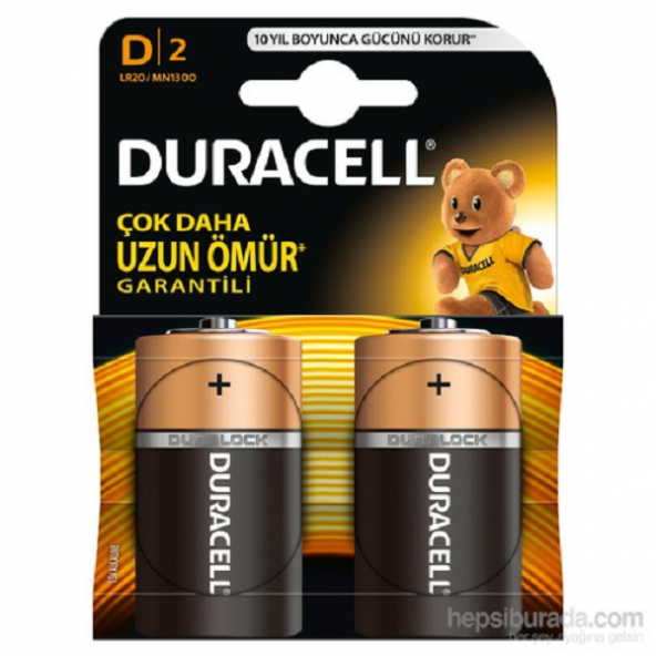 Duracell Alkalin Orta Boy Pil (C)  2 Lİ C2 ürün görseli 1