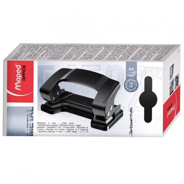 Maped EssentIass Metal 2 Delikli 6/8 Sayfa 452211 ürün görseli 1
