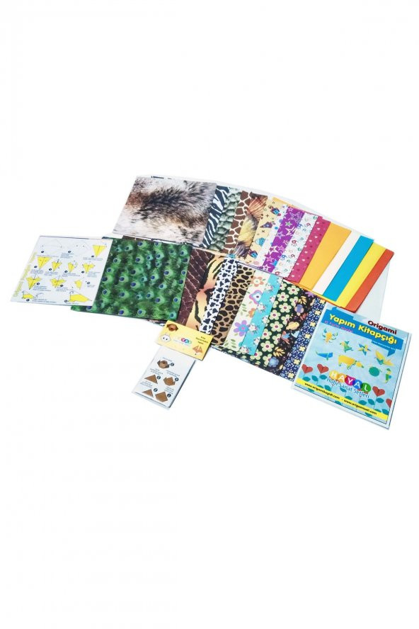 Hayal Origami Kağıdı 5li Set - Hediyeli - Resim 2