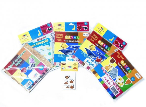 Hayal Origami Kağıdı 5li Set - Hediyeli - Resim 3