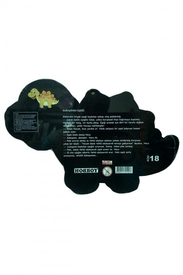 Dinazor Şekilli Ahşap Puzzle Yapboz Yeni Ürün - Resim 2