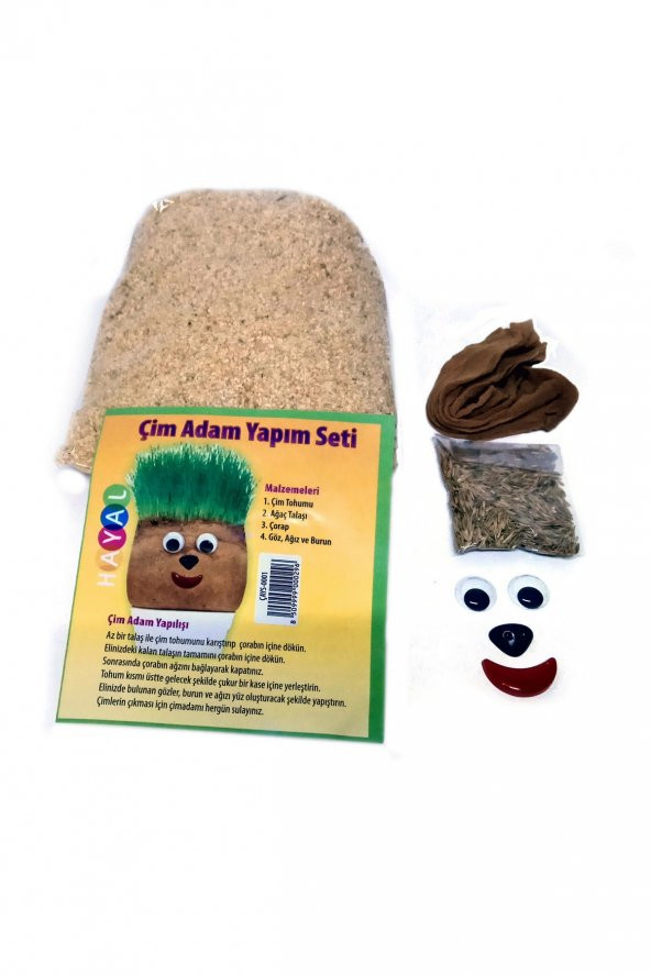 Hayal Çim Adam Yapım Seti - 20 Paket-Ücretsiz Kargo ürün görseli 1