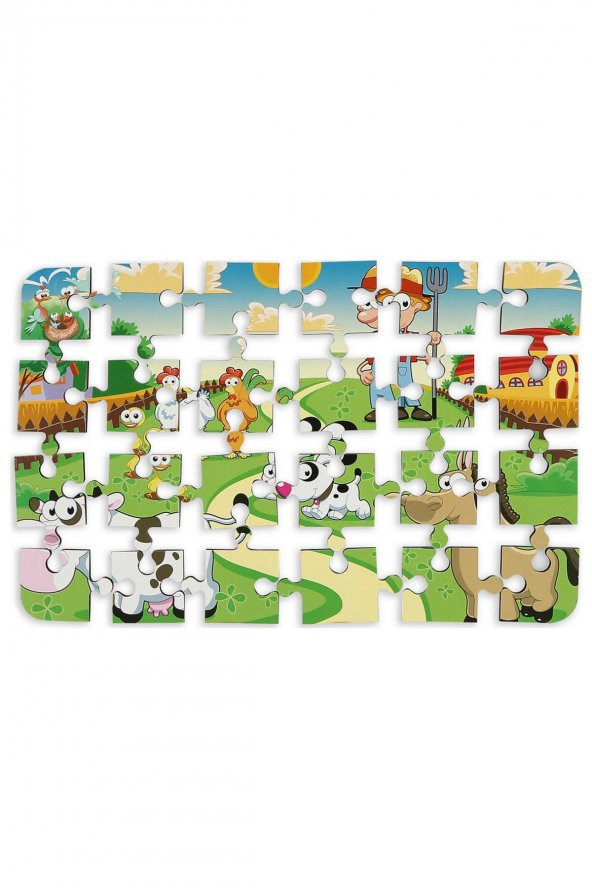 Çiftliğim 24 Parça Ahşap Puzzle - Resim 2