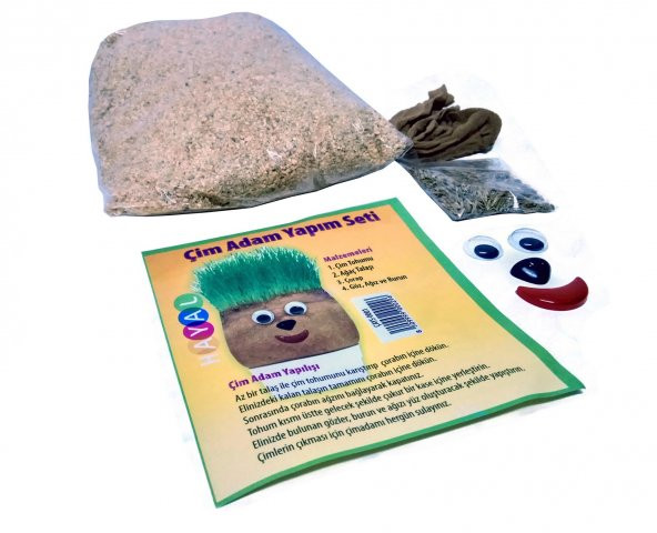 Hayal Çim Adam Yapım Seti - 50 Paket - Resim 4