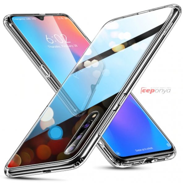 Honor 20 Lite İnce ve Esnek Sararmaz Şeffaf Süper Silikon Kılıf ürün görseli 1