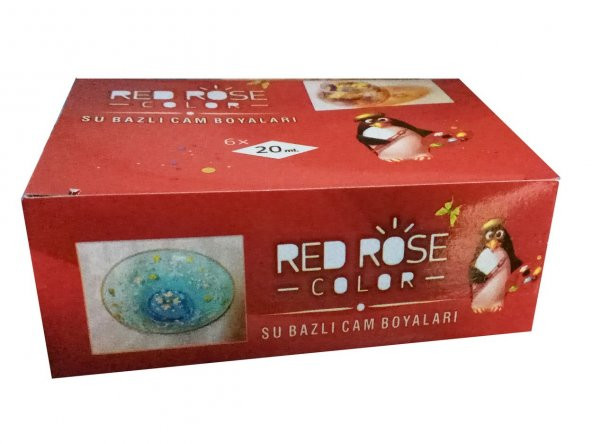 Cam Boyası 6 Renk Redrose ürün görseli 1