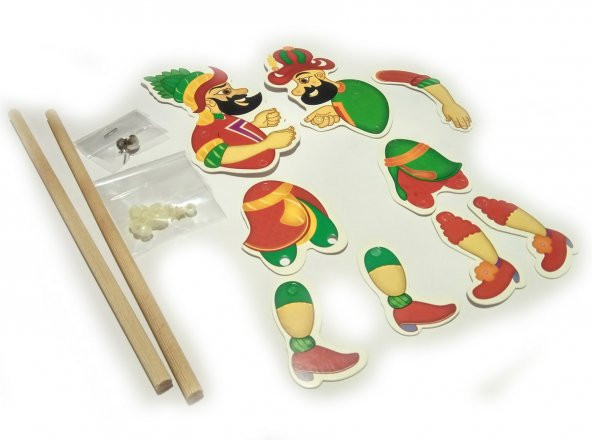 Hacivat Karagöz De Monte Etkinlik Seti - Resim 2