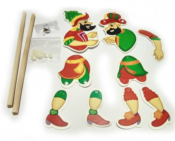 Hacivat Karagöz De Monte Etkinlik Seti - Resim 4