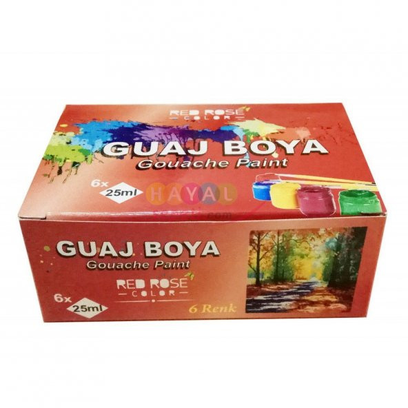 Guaj Boyası 6 Renk Redrose ürün görseli 1