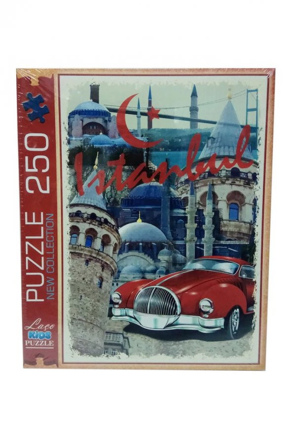 250 Parça İstanbul Temalı Puzzle Yapboz - Ücretsiz Kargo ürün görseli 1
