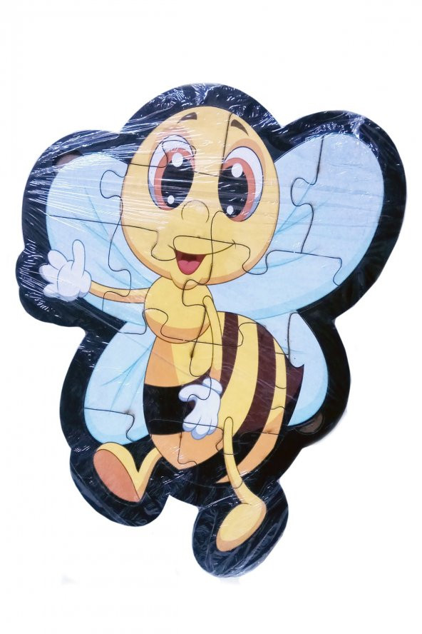 Arı Şekilli Ahşap Puzzle Yapboz Yeni Ürün ürün görseli 1