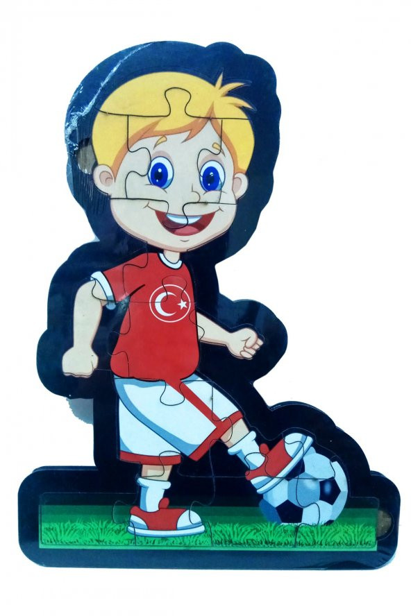 Çocuk Şekilli Ahşap Puzzle Yapboz Yeni Ürün ürün görseli 1