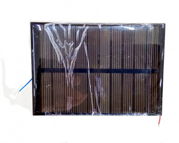 Güneş Enerji Paneli 7 cm x 10 cm, Solar Panel  6volt 1watt ürün görseli 1