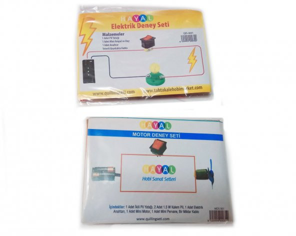 Elektrik ve Motor Deney Seti - 2li Set ürün görseli 1