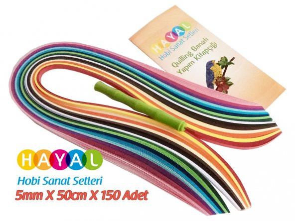 Hayal Quilling Yetişkin Seti 5mm - Metal Uçlu Kıvırma Aleti ürün görseli 1
