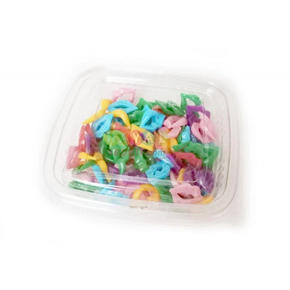 Plastik Dudak Ağız 100 Adetli - Resim 3