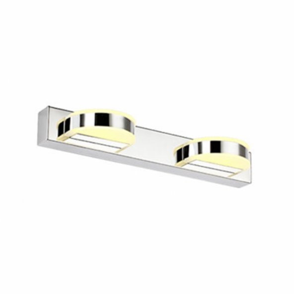 YCL YDA-2008 2’li Yarım Daire Krom Led Tablo Duvar Aplik ürün görseli 1