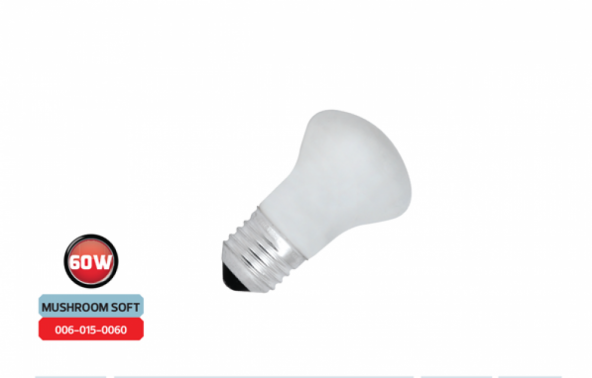 Horoz 60W Mantar Soft Ampul E27 Sarı Işık 10 lu Paket Fiyatı ürün görseli 1