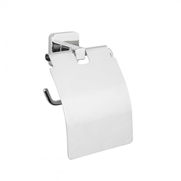 Tema Kare Serisi Banyo Tuvalet Kağıtlığı Wc Kağıtlık Kapaklı ürün görseli 1