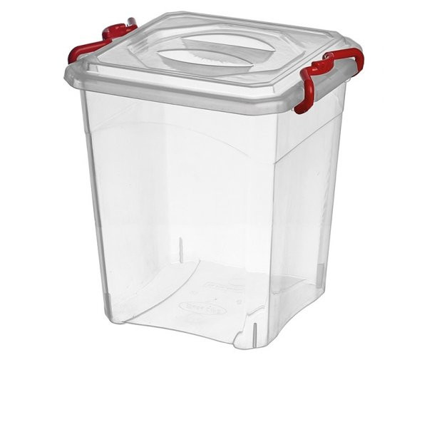 Betalife 10 Litre Kapaklı Köşeli Dikey Saklama Kabı ürün görseli 1