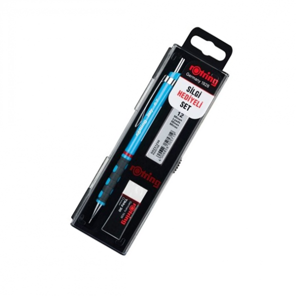 Rotring Okul Seti Versatil+Min Silgi Hediyeli 0.7 MM Açık Mavi RO-KK07-07AM ürün görseli 1
