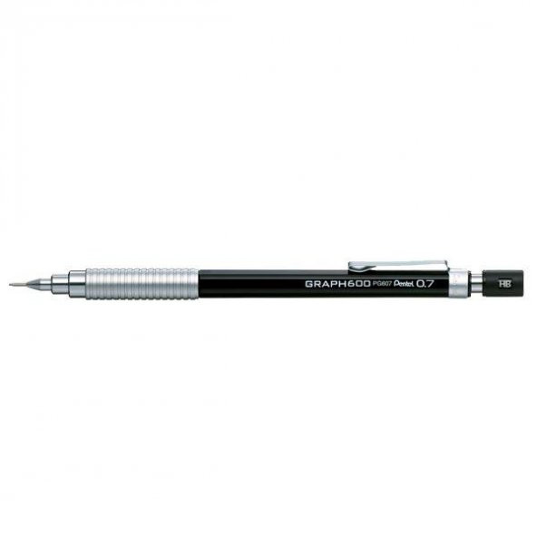Pentel Çizim Kalemi Graph 600 0.7 MM Siyah PG607-A ürün görseli 1