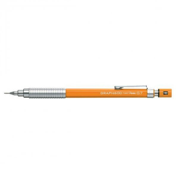 Pentel Çizim Kalemi Graph 600 0.7 MM Turuncu PG607-F ürün görseli 1