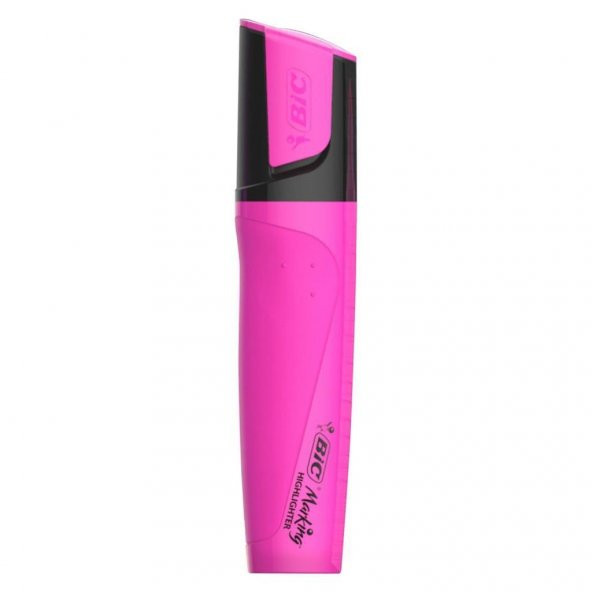 Bic Fosforlu Kalem Markıng Flat Hıghlıghter 12 Lİ Pembe 968586 ürün görseli 1