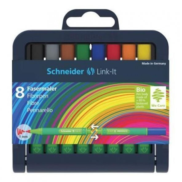 Schneider Fiber Uçlu Kalem Lınk-It 1.0 MM 4 LÜ Set ürün görseli 1