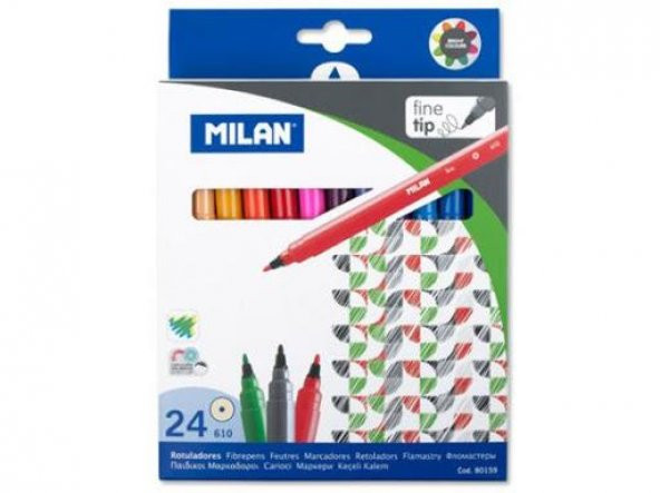 Milan Keçeli Boya Kalemi 24 LÜ ML 80159 ürün görseli 1