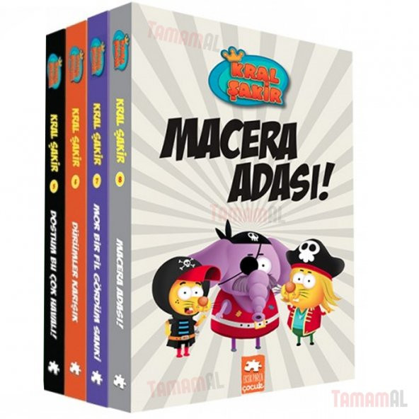 KRAL ŞAKİR 5 6 7 8 (4 Kitap Set) ürün görseli 1