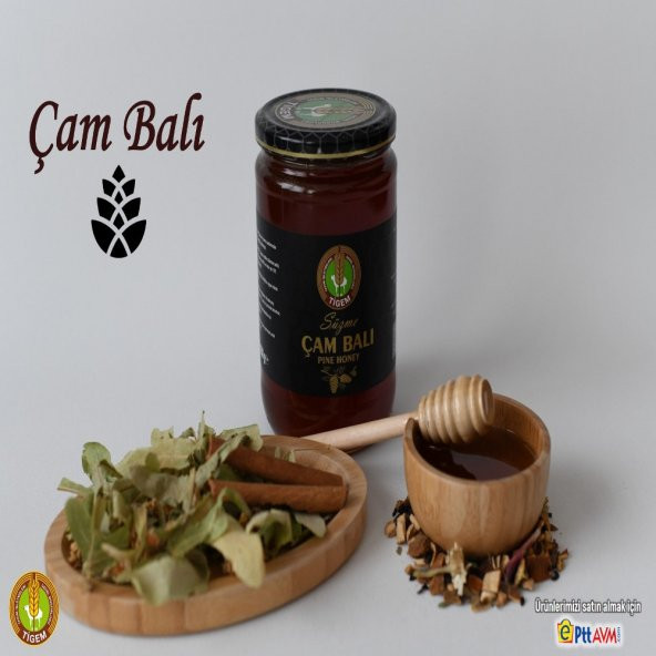 Tigem Süzme Çam Balı 850 gr ürün görseli 1