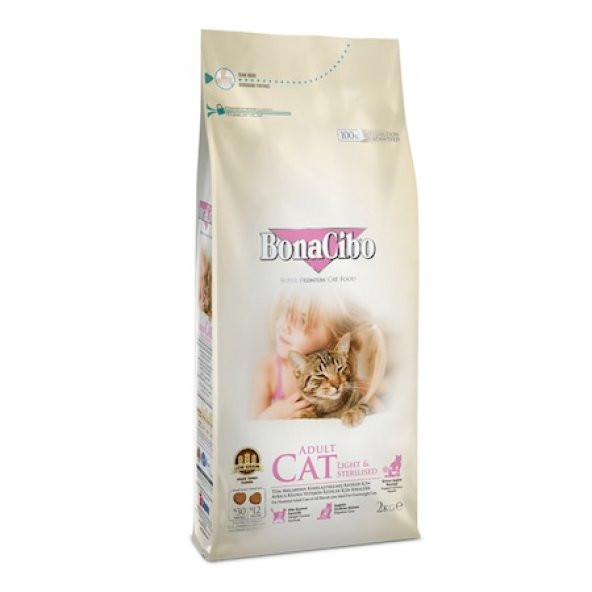 BonaCibo Adult Cat Light - Kısırlaştırılmış Kediler Kuru Mama ürün görseli 1