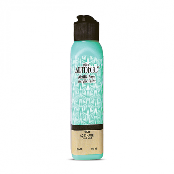 Artdeco Akrilik Boya 140 ML Açık Nane 070R-3028 ürün görseli 1