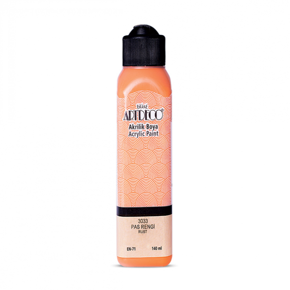 Artdeco Akrilik Boya 140 ML Pas Rengi 070R-3033 ürün görseli 1