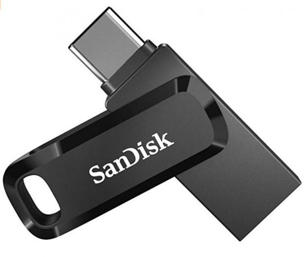 SANDISK 64GB Ultra Dual Drive Go Type-C USB3.2 Gen1 Flash Bellek Siyah SDDDC3-064G-G46 ürün görseli 1