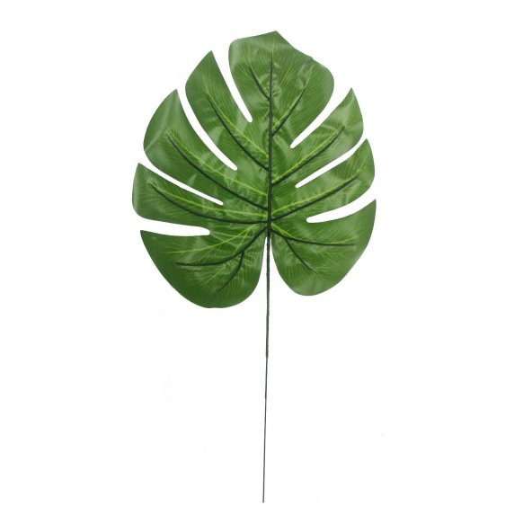 5 Adet Yapay Devetabanı Monstera Yaprağı 27x28cm ürün görseli 1