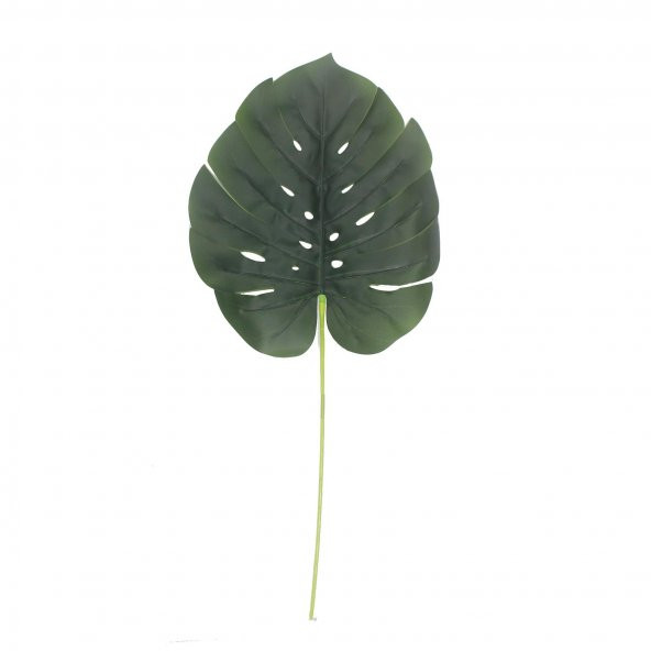 Yapay Devetabanı Yaprağı  Monstera 37x42cm ürün görseli 1