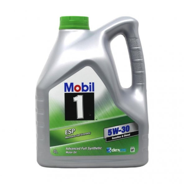 Mobil 1 ESP 5W-30 4 Lt Tam Sentetik Partiküllü Motor Yağı ürün görseli 1
