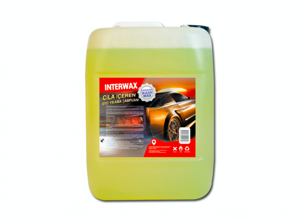 INTERWAX CİLALI OTO YIKAMA ŞAMPUANI 20 KG ürün görseli 1